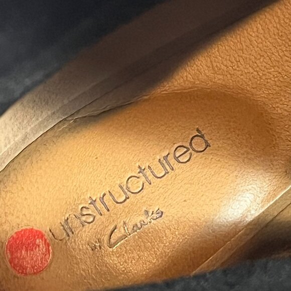 Clarks Unstructured Women's Leather Ankle Boots Shoes Size US11 - Picture 3 of 8